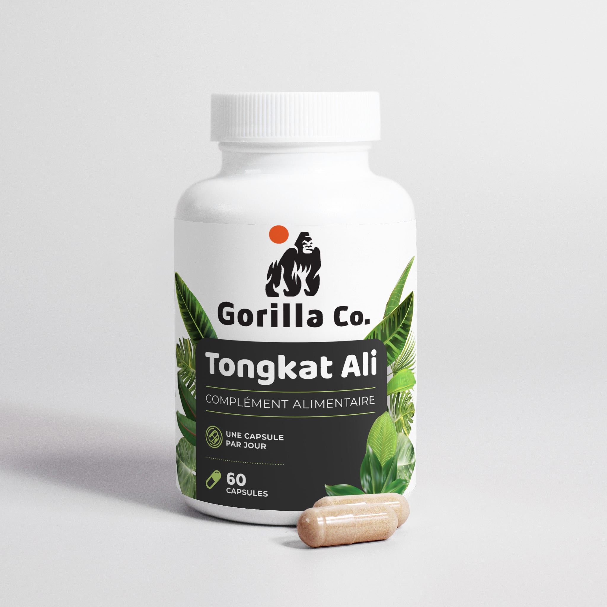 Tongkat Ali 200:1 - Bio 500mg  - 60 capsules végétales - 100% Pure